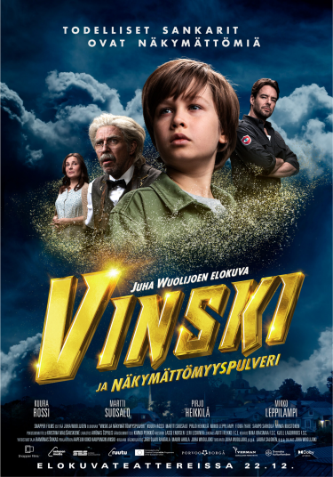 Vinski ja näkymättömyyspulveri Juliste